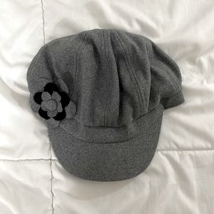 Grey Hat Flower Detail